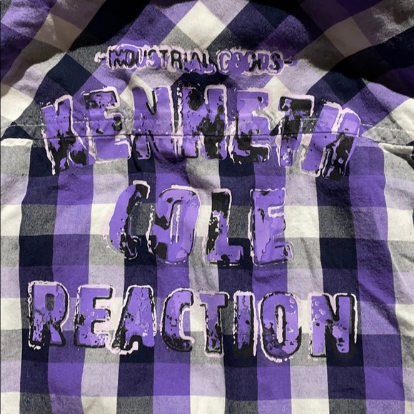 4/$20 Kenneth Cole Plaid Button Up Shirt Sz 3 - Picture 5 of 5